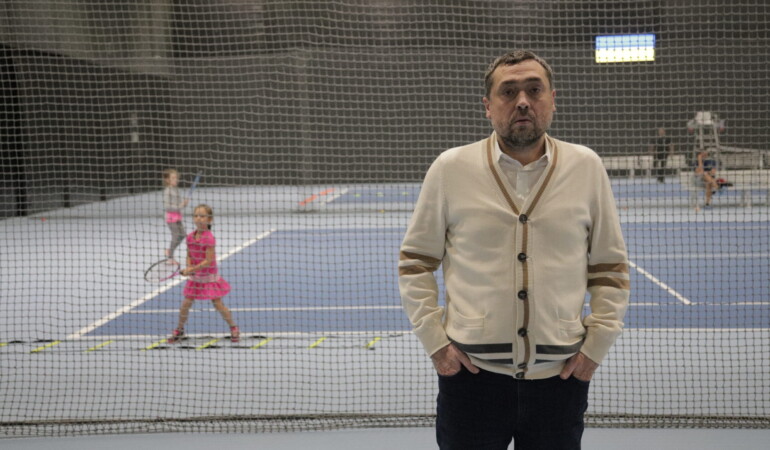 Oleksandr Svishchov solemnly opened the most modern tennis courts in Lviv